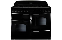 Rangemaster Classic 110 Dual Fuel Range Cooker - Black